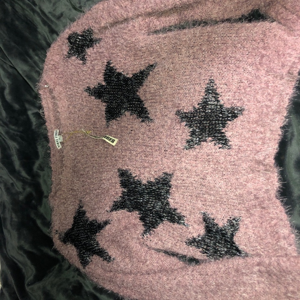 Fuzzy Sherpa star sweater